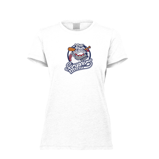 [FTSCUBWH-FAXS-LOGO1] Decker Women's Tri-Blend T-Shirt - Short Sleeve (Female Adult XS, White, Logo 1)