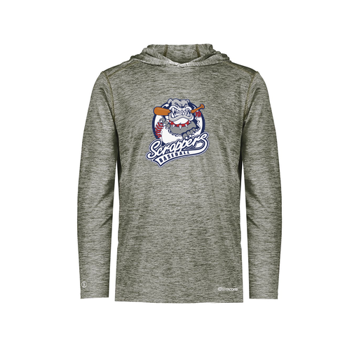 [FOLHCGGY-YS-LOGO1] Decker Youth Charge Hoodie (Youth S, Gray, Logo 1)